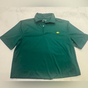 Boys Peter Millar for Masters Dark Green Polo Shirt, Size XL